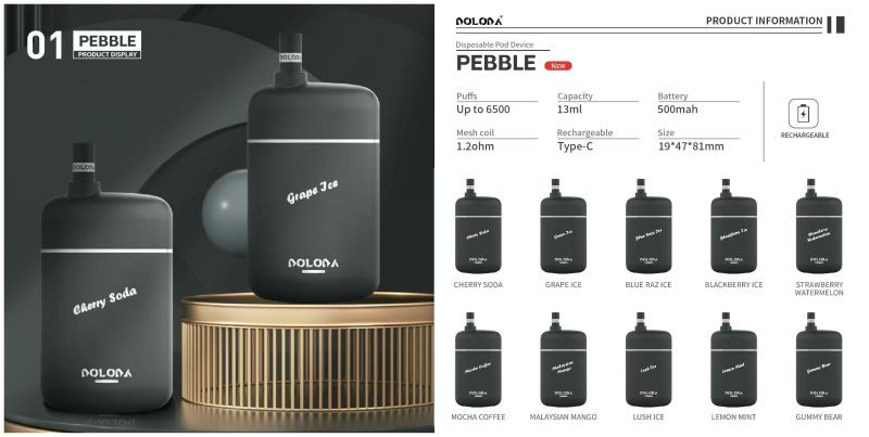 DOLODA PEBBLE 6500PUFFS VAPES DOLODA PEBBLE 6500PUFFS VAPES