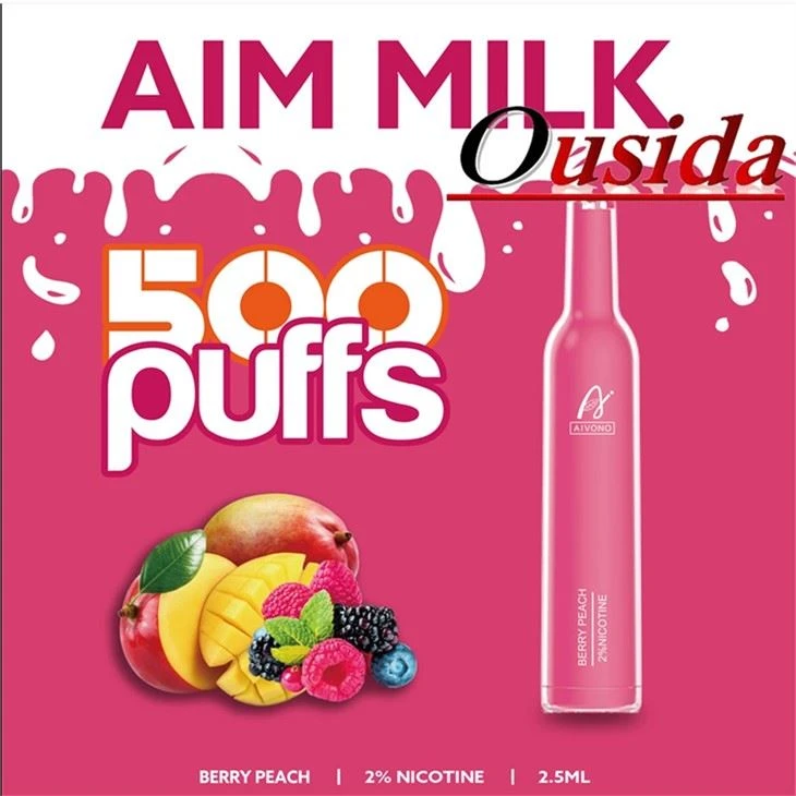 Aim milk 500 puffs electronic cigarette disposable vape 4