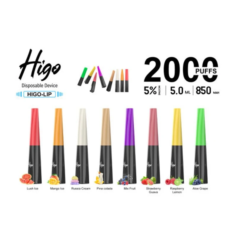 Vapor descartável Higo Lip 2000
