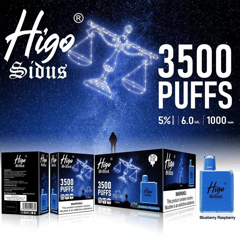 Vapor descartável Higo Sious 3500 Puffs
