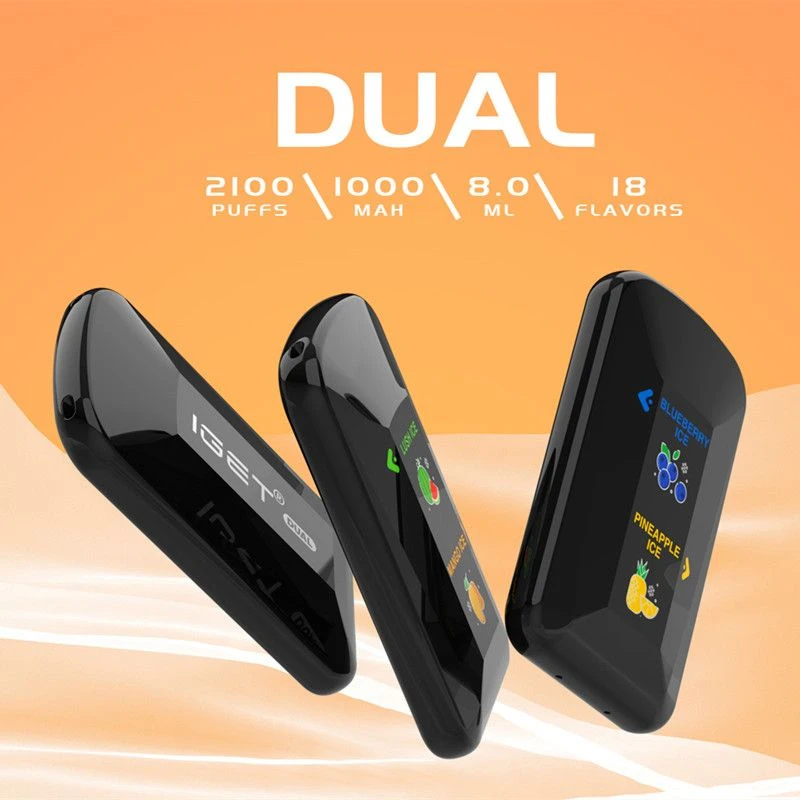 Iget Dual 2100 Puffs Vape Descartável