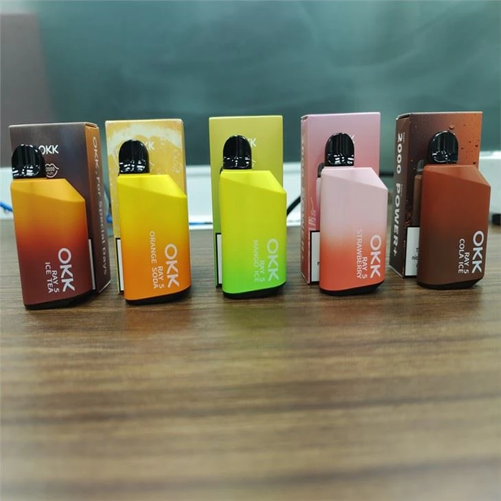 OKK RAY5 2000 Puffs Cigarro Eletrônico Vape Descartável