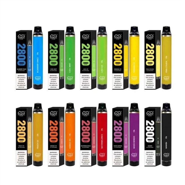 Cigarro eletrônico descartável Puff Flex 2800 barras