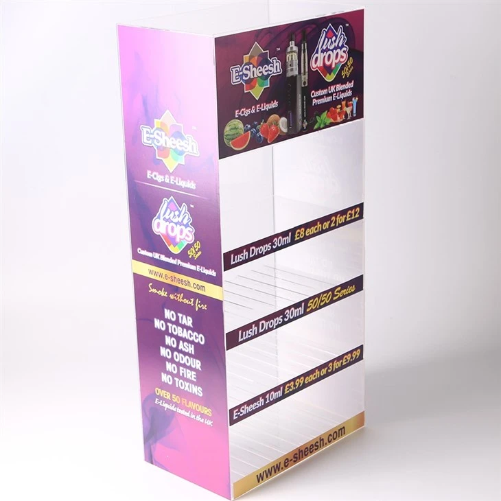Expositor de rack de cigarro eletrônico