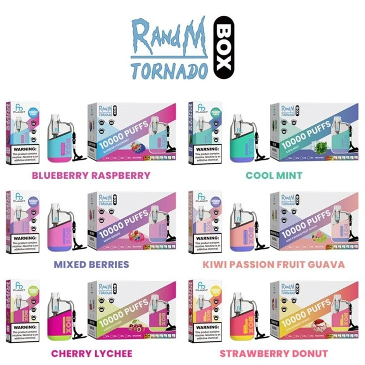 RANDM TORNADO BOX 10000 puffs vape