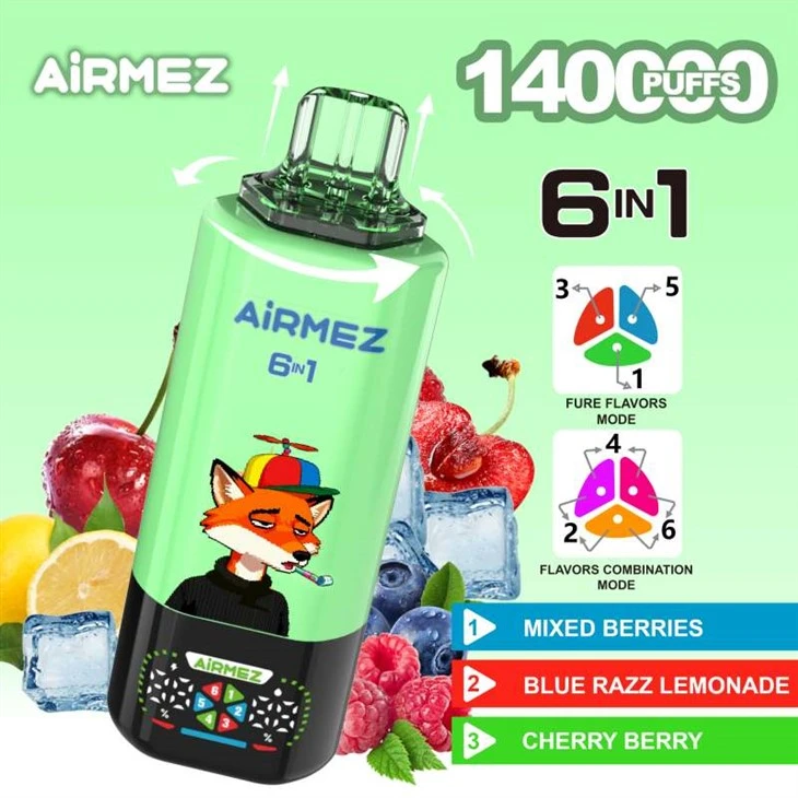 Airmez 6 pol.1 140K Puffs