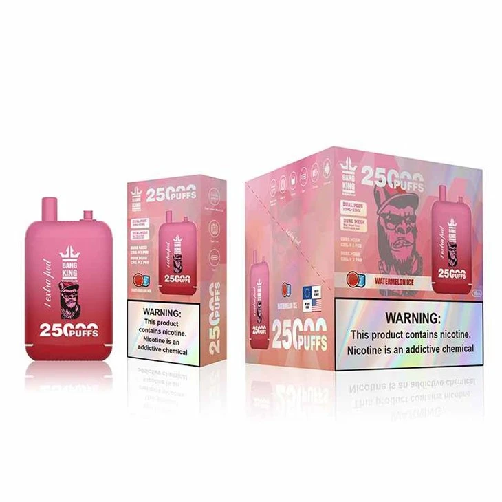 Bang King 25000 Puffs Vape Descartável com Tanque Duplo