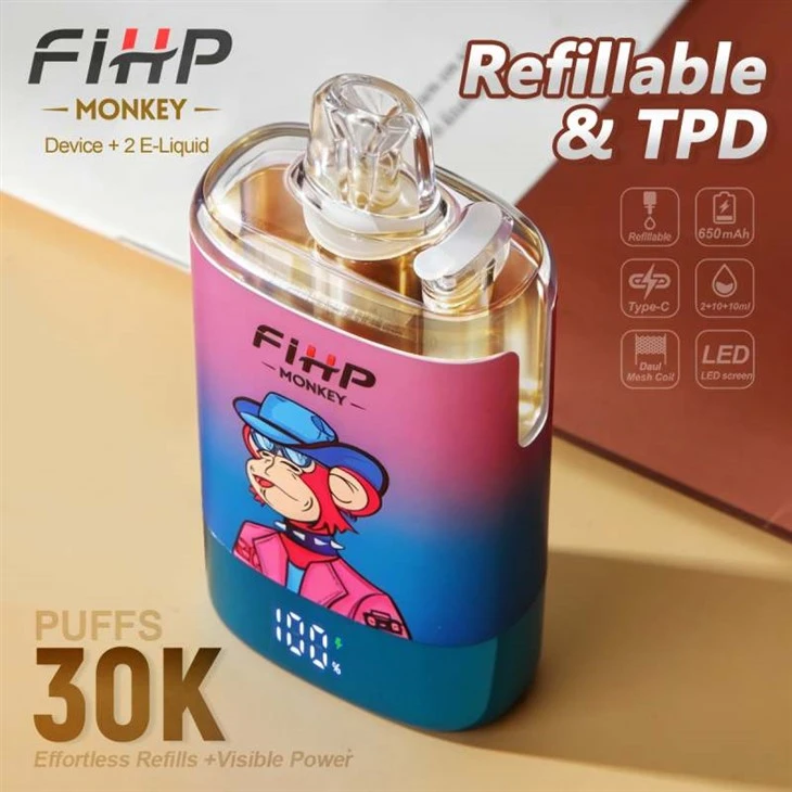 FIHP MONKEY 30K Puffs TPD recarregáveis