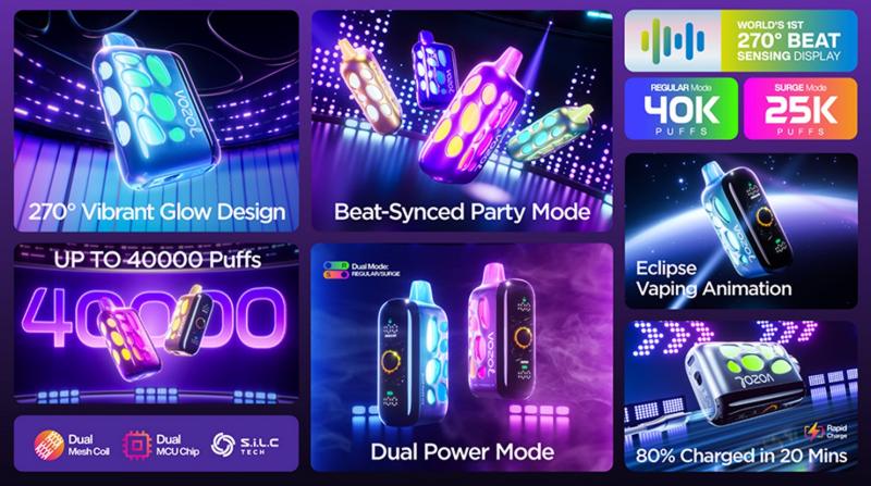 VOZOL RAVE 40000 15