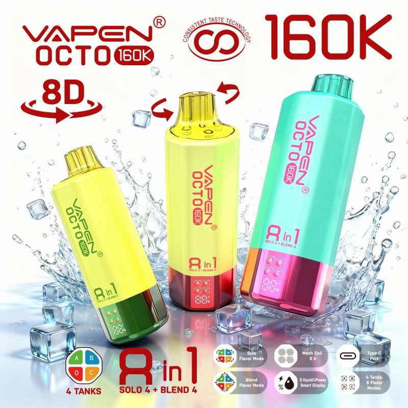 VAPEN OCTO 160K 8in1 17 VAPEN OCTO 160K 8in1 17