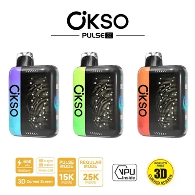 OKSO PULSE X 25K: o passo para transformar 'cigarros eletrônicos descartáveis' em dispositivos-de...