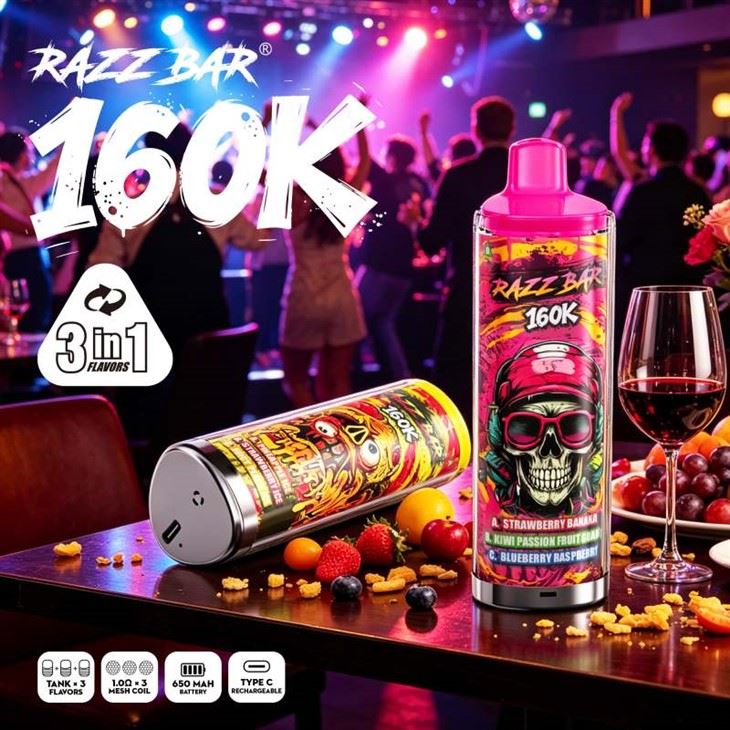 RazzBar 3 pol.1 160000 Puffs
