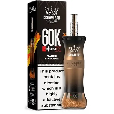 Al Fakher Crown Bar 60K E-Mangueira X