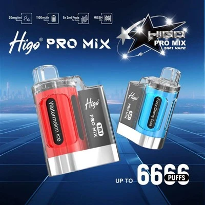 Higo Pro Mix 6666 Puffs 5 em 1