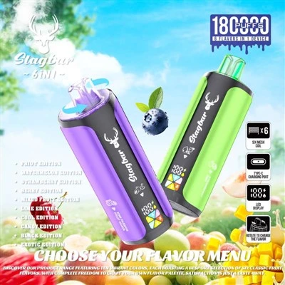 Stag Bar 6 pol.1 180K Puffs Vape