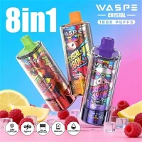 Waspe Crystal 8 em 1 180K Puffs