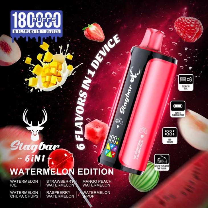 StagBar 180K 6 em 1 puffs
