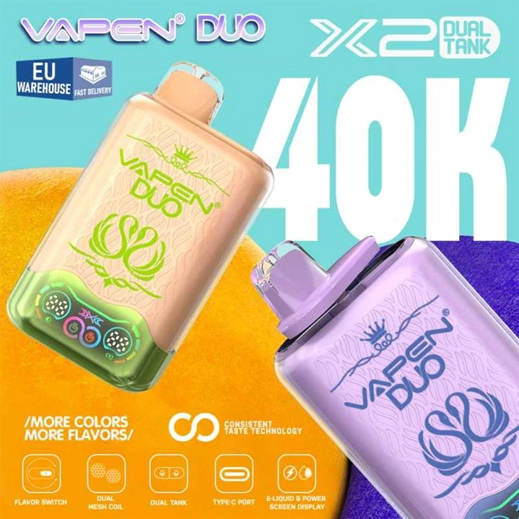 VAPEN DUO 40000 PUFFS DUPLO