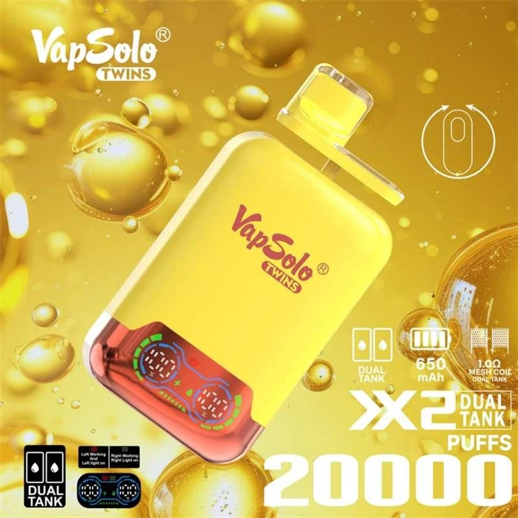 Vapsolo gêmeos 20k Puffs