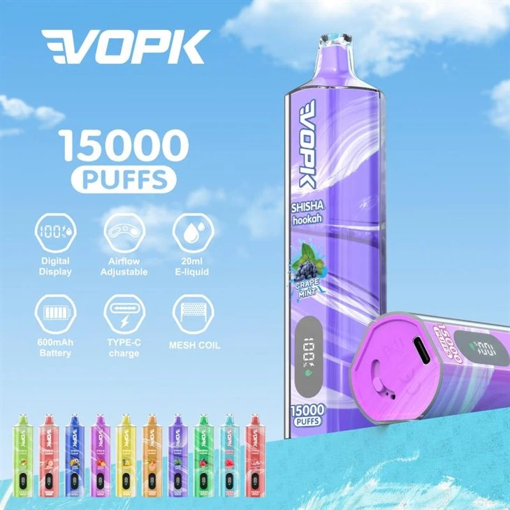 VOPK Shisha Hookah 15000 baforadas Vape