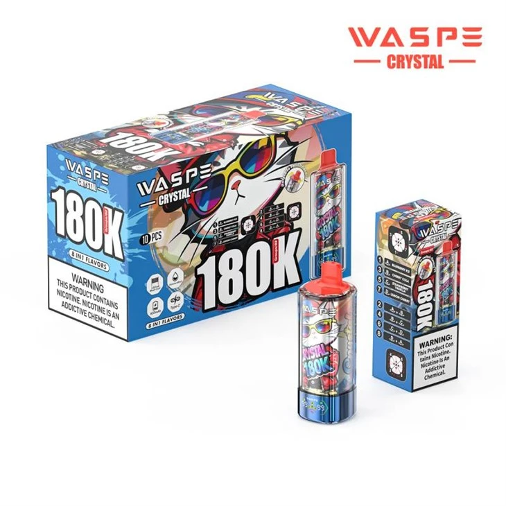 Cristal de Vespa 8 em 1 180000 Puffs